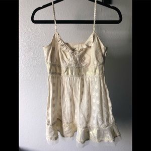 FREE PEOPLE cream color- top